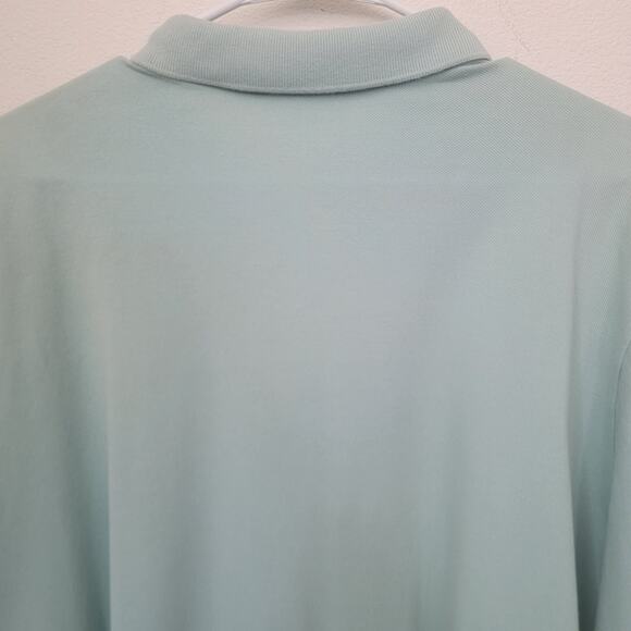 Lacoste Polo Shirt Sz 9 4XL Classic Fit Shortsleeve Blue 100% Cotton Preppy Golf - Picture 7 of 15